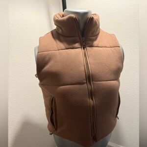 BE COOL Tan Puffer Vest
